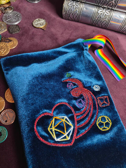 Embroidered Pouch Detail