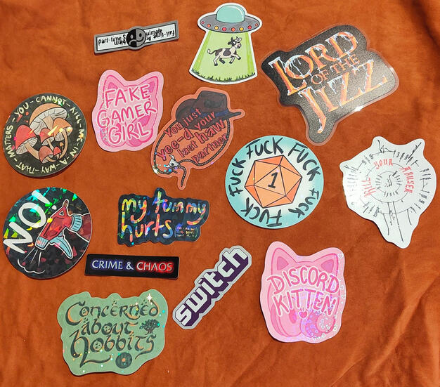 Pop Culture Inspired Stickers