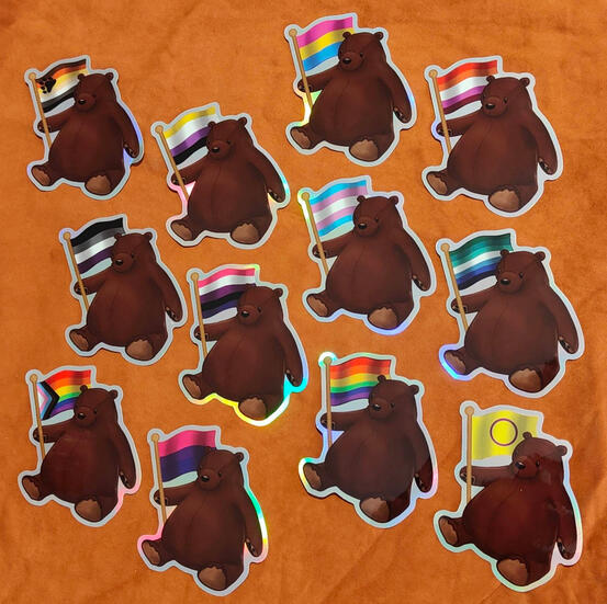 Holographic Pride Bears