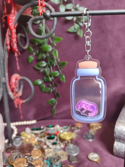 Diaphonised Rat Shaker Charm