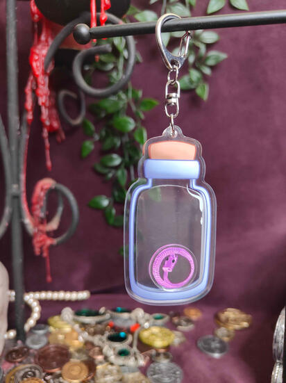 Diaphonised Snake Shaker Charm